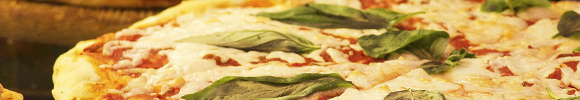 Eating Italian Pizza at DoughBoys Pizzeria & Italian Restaurant restaurant in Fort Lauderdale, FL.